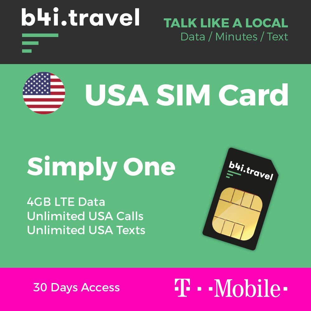 T-Mobile - USA Prepaid SIM Karte - 4GB - Power SIM Shop